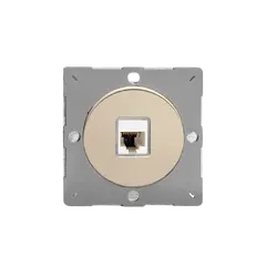 როზეტი Varilight PC RJ45 cat6 satin — როზეტები და ჩამრთველები