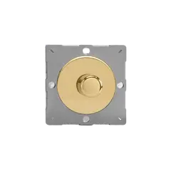დიმერი ჩარჩოს გარეშე Varilight 100W თითბერი პოლირებული — როზეტები და ჩამრთველები