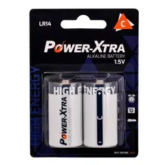 ელემენტი Poewr-Xtra C 2ც Alkaline — ელემენტები და ბატარეები