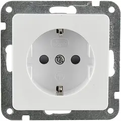 როზეტი DPM QAD1012W Schuko დამიწებით — როზეტები და ჩამრთველები