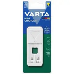 დამტენი VARTA АА ААА Mini Charger 57656 BLI 1 — ელემენტები და ბატარეები