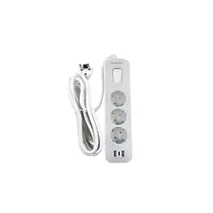 დენის დამცავი დამაგრძელი Yamatik NOVA 3х3м 3х1.5мм² USB Type C — დამაგრძელებელი და გადამყვანები