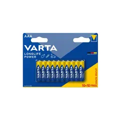 ელემენტი ААА Longlife Power VARTA 10+10 — ელემენტები და ბატარეები