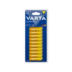 ელემენტი AA Single Blister Longlife VARTA 30 — ელემენტები და ბატარეები