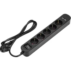 დამაგრძელებელი VIRONE 5 1.5მ Schuko 3 1მმ² 2 USB-А — დამაგრძელებელი და გადამყვანები