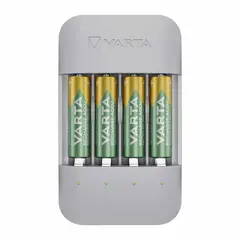 ელემენტების დამტენი VARTA 4xAA 2100 mAh ECO Charger Pro Recycled — ელემენტები და ბატარეები