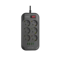 დამაგრძელებელი LDNIO SE6403 6 2მ 4 USB-А დამცავი — დამაგრძელებელი და გადამყვანები