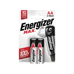 ელემენტი Energizer AA 2ც LR6 MAX 1.5V — ელემენტები და ბატარეები
