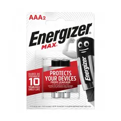 ელემენტი Energizer AAA 2ც LR03 MAX 1.5V — ელემენტები და ბატარეები