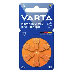 ყურის აპარატის ელემენტი VARTA 13 PR48 6ც — ელემენტები და ბატარეები