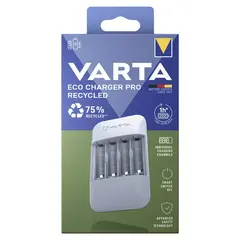 დამტენი მოწყობილობა VARTA Eco Charger Pro Recycled — ელემენტები და ბატარეები