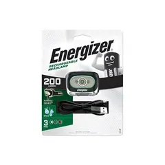 ფარანი თავის Energizer 200Lm Rechargeable Headlight 6921 — ტექნიკური განათება