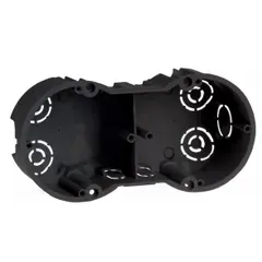 სადგამი ყუთი 2-ადგილიანი IEK КМ40007 141x70x45 mm — გამანაწილებელი კოლოფი