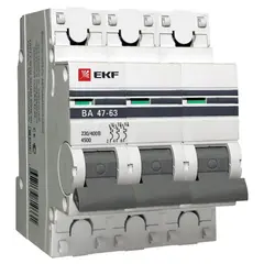 ავტომატური ამომრთველი EKF MCB4763-3-40C-PRO C40 — ავტომატური ამომრთველი