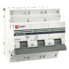 ავტომატური ამომრთველი EKF MCB47100-3-125C-PRO C125 — ავტომატური ამომრთველი