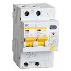 დიფერენციალური ავტომატი AD12M 2R C25 30mA IEK — დიფერენციალური გამომრთველელი