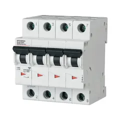 მოდულური ავტომატური ამომრთველი Mitsubishi Electric 4P C50 10kA 719802 — ავტომატური ამომრთველი