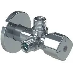 ვენტილი კუთხოვანი კომბინირებული ARCO CQ4102 A80 TWIN MAC 1/2X3/8X3/8 M/ABS — კოლექტორი