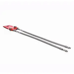 მოქნილი უჟანგავი მილი Tucai TAQ-GRIF DN8 500 მმ 3/8"x17/37 მმ 2 ც — დრეკადი შლანგები
