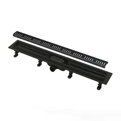 საშხაპე ტრაპი Alcadrain APZ10BLACK-850М შავი — ტრაპი