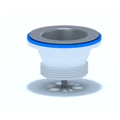 გაშვება უჟანგავი ბადით  ANI PLAST 1/2 " M100EU — სიფონი