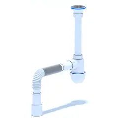 სიფონი დრეკადი მილით ANI PLAST 1/4" 40х40/50 C1015EU — სიფონი