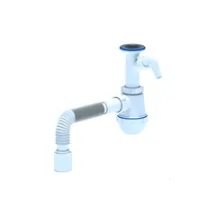 სიფონი ANI PLAST GROT 1/2" 40х40/50 A1015EU — სიფონი