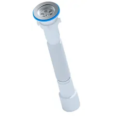 სიფონი გოფრირებული ANI PLAST 1 1/2" 40- 50 G106EU — სიფონი