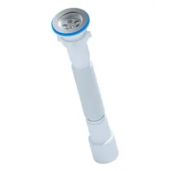 სიფონი გოფრირებული გაგრძეძელბა ANI PLAST 1 1/2"*40-50 G116EU — სიფონი