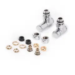 რადიატორის სარქველის ნაკრები  Terma WRZRCK1-CR Chrome — კოლექტორი
