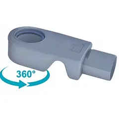 სიფონი ტრაპისათვის Valtemo 360S-SYPHON VLD-507850 50მმ — სიფონი