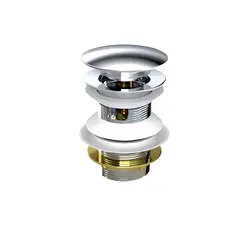 სიფონი მეტალის თავით გადასხმით IZYAPI 22 0234 POP-UP Chrome — სიფონი