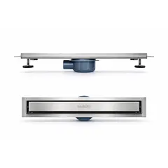 ორმხრივი საშხაპე ტრაპი McPoloo Brushed Nickel 70X7 სმ — ტრაპი