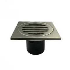 ტრაპი უჟანგავი ფოლადის BAIYI SFD-230 SS BRUSH MATT 100x100 — ტრაპი
