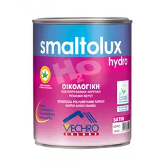 საღებავი წყლის ბაზაზე Vechro SMALTOLUX HYDRO SATIN 750 მლ — ანტიკოროზიული საღებავი