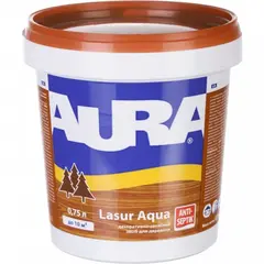 ლაჟვარდი, ლაზური ხისთვის Aura Lasur Aqua 0.75 ლ წაბლი — ლაზური