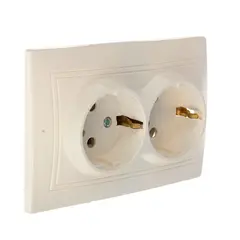 როზეტი დამიწებით TDM 16 A 220 V — როზეტები და ჩამრთველები