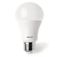 შუქდიოდური ნათურა Ledolet 12W E27 3000K — ნათურა და ვაზნა