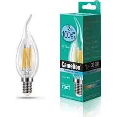 შუქდიოდური ნათურა Camelion LED12-CW35-FL/845/E14 12W — ნათურა და ვაზნა