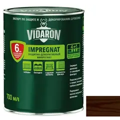 გასაჟღენთი ხის Vidaron Impregnat 700 მლ V10 აფრიკული ვენგე — ხის საფარი
