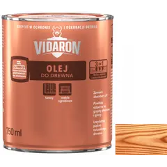 ზეთი ხის Vidaron 750 მლ D02 ბუნებრივი ტექი — ხის საფარი