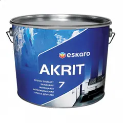 დისპერსიული საღებავი Eskaro Akrit 7 New 9.5 ლ — მეტალის საღებავები