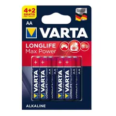 ელემენტი VARTA Longlife AA 6 ც. — ელემენტები და ბატარეები