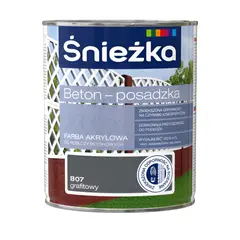 საღებავი ბეტონის Sniezka B07 0,8 ლ გრაფიტი — ექსტერიერის საღებავი