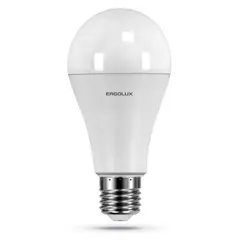 შუქდიოდური ნათურა Ergolux LED-A65-25W-E27-3K 3000K 25W E27 — ნათურა და ვაზნა