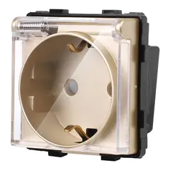 როზეტი Socket Style 16A ოქროსფერი — როზეტები და ჩამრთველები