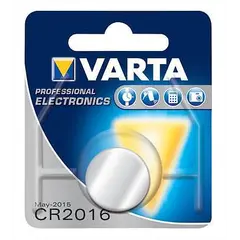 ელემენტი ლითიუმის VARTA CR2016 3 V 90 mAh 1 ც — ელემენტები და ბატარეები