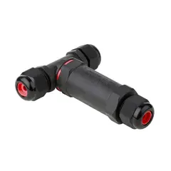 კონექტორი საკაბელო EKF PLC-UAC-CB3T FREETOOLS T- ფორმის 3PIN კლემნიკი IP68 — ბუნიკი