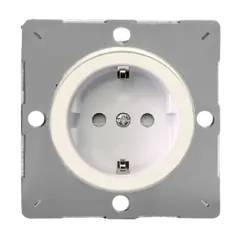 როზეტი Varilight EG5FWY.MW Schuko დამიწებით მქრქალი თეთრი — როზეტები და ჩამრთველები
