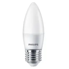 ნათურა PHILIPS LED 6W 620lm E27 840 — ნათურა და ვაზნა